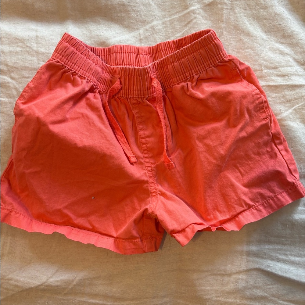 GAP Bright Coral Kids Cargo Shorts